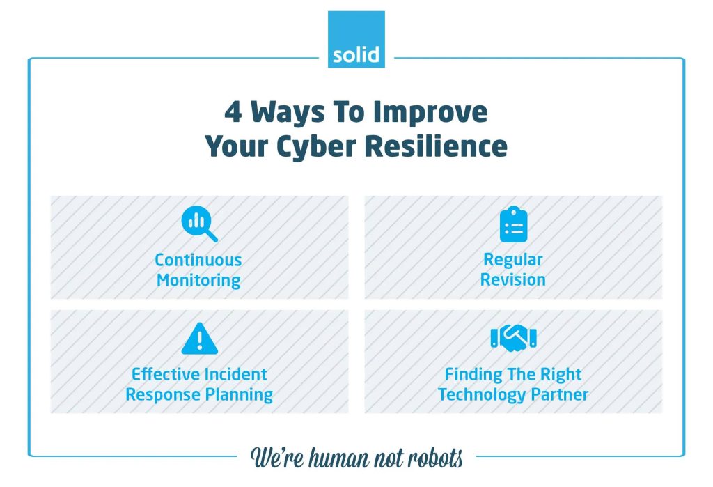 Ways to improve cyber resilience
